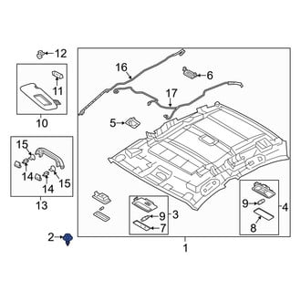 Mazda OE - Headliner Clip