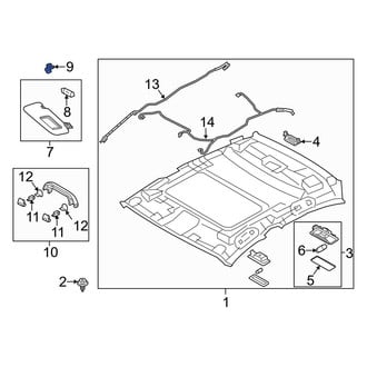 Mazda OE - Sun Visor Holder