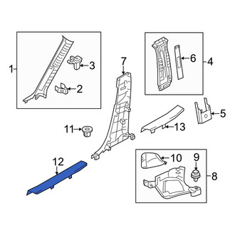 Mazda OE - Front Left Door Sill Plate