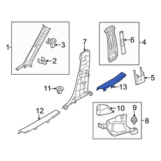 Mazda OE - Rear Right Door Sill Plate