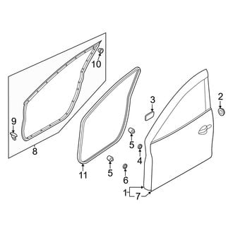 Mazda OE - Front Door - Door & Components