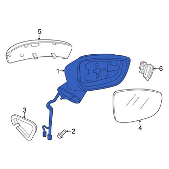 Mazda OE - Front Left Door Mirror