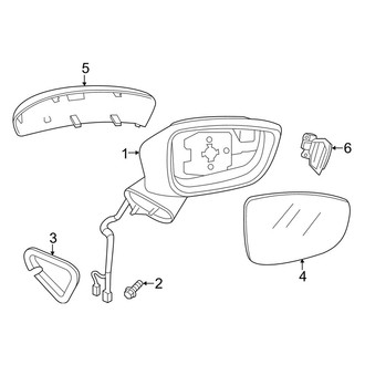 Mazda OE - Front Door - Outside Mirrors (Mexico Built)