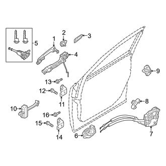 Mazda OE - Front Door - Lock & Hardware