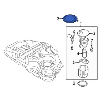 Mazda OE - Fuel Tank Lock Ring