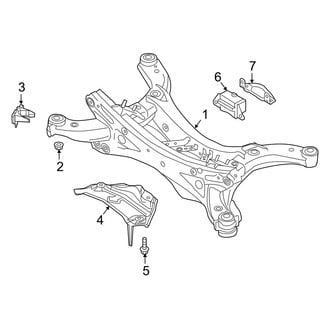 Mazda OE - Rear Suspension - Suspension Mounting