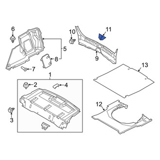 Mazda OE - Rear Deck Lid Latch Cover