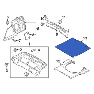 Mazda OE - Rear Trunk Mat