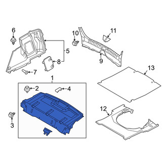 Mazda OE - Rear Package Tray Trim