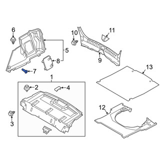 Mazda OE - Trunk Trim Panel Cap