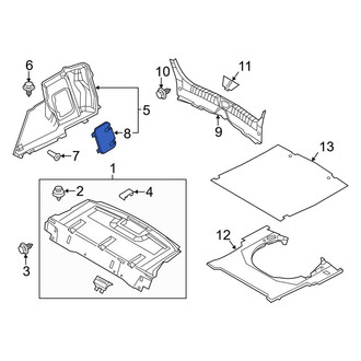 Mazda OE - Rear Right Trunk Trim Panel Insert