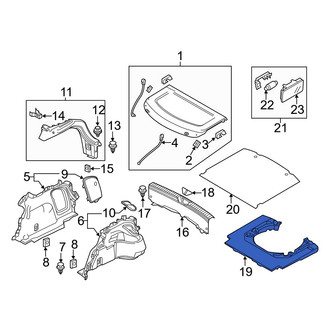 Mazda OE - Rear Spare Tire Cover