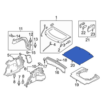 Mazda OE - Rear Trunk Mat