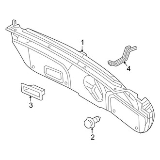Mazda OE - Trunk Lid - Interior Trim (i Grand Touring / I Sport / I Touring / S Grand Touring / S Touring Sedan)