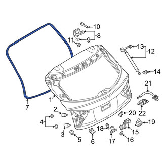 Mazda OE - Rear Hatch Seal