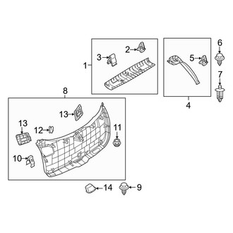 Mazda OE - Lift Gate - Interior Trim (i Grand Touring / I Sport / I Touring / S Grand Touring / S Touring Hatchback)