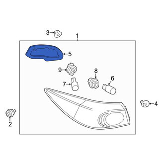 Mazda OE - Left Tail Light Gasket