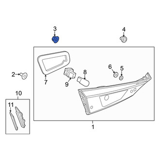 Mazda OE - Liftgate Finish Panel Nut
