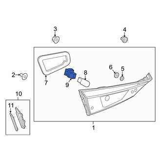 Mazda OE - Rear Inner Tail Light Socket