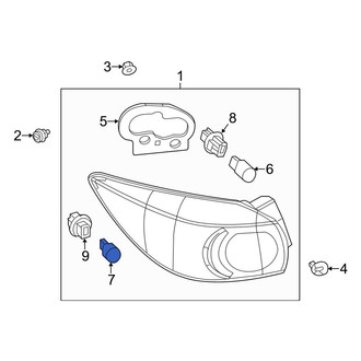 Mazda OE - Tail Light Bulb