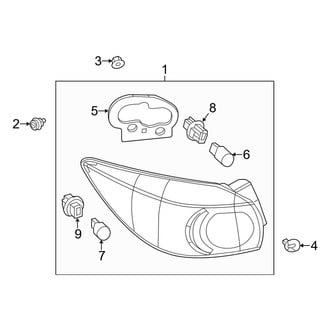 Mazda OE - Rear Lamps - Tail Lamps (i Grand Touring / I Sport / I Touring / S Grand Touring / S Touring Hatchback)