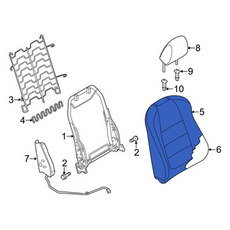 Mazda OE - Front Right Seat Back Cushion Cover