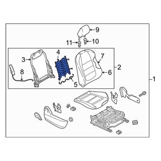 Mazda OE - Front Left Upper Seat Back Cushion Spring