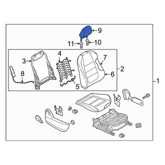 Mazda OE - Front Right Headrest