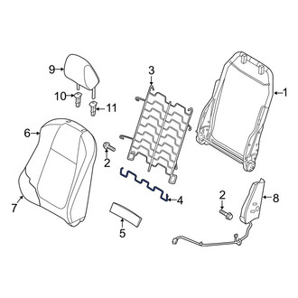 Mazda OE - Front Left Lower Seat Back Cushion Spring