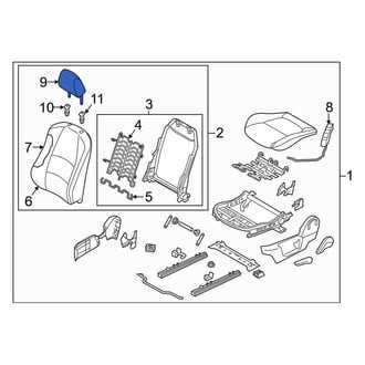 Mazda OE - Front Left Headrest