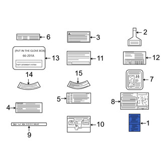 Mazda OE - A/C System Information Label