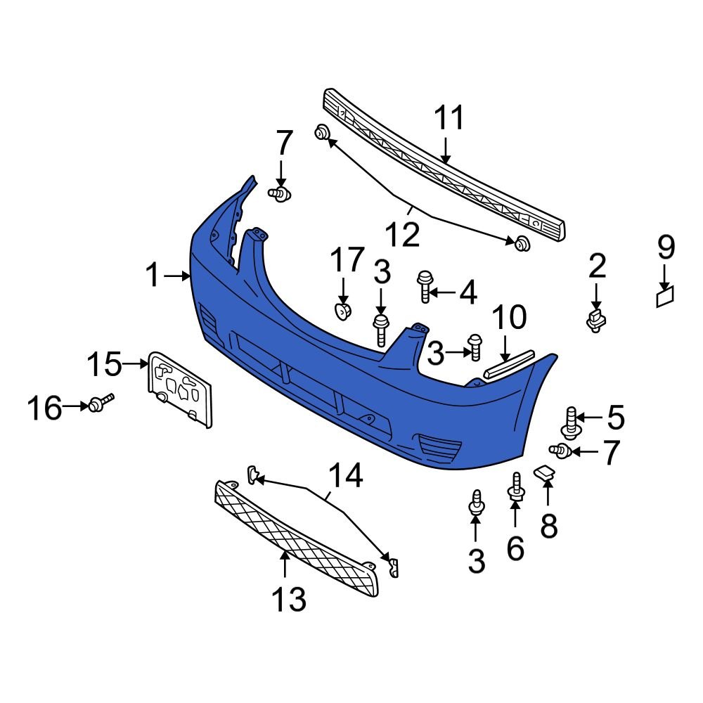 mazda-oe-lc7050031dbb-front-bumper-cover