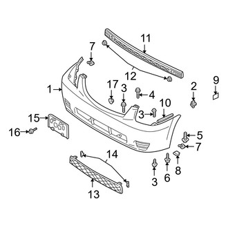 Mazda OE - Front Bumper - Bumper & Components