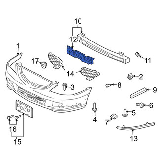 Mazda OE - Front Bumper Impact Absorber