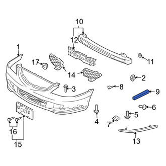 Mazda OE - Bumper Seal
