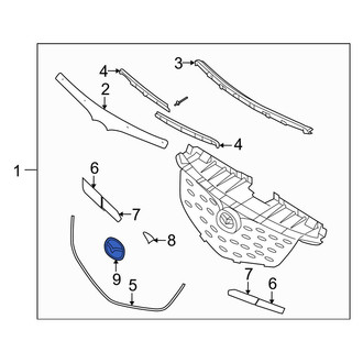 Mazda OE - Front Grille Emblem
