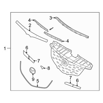 Mazda OE - Grille & Components