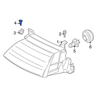 Mazda OE - Headlight Rivet