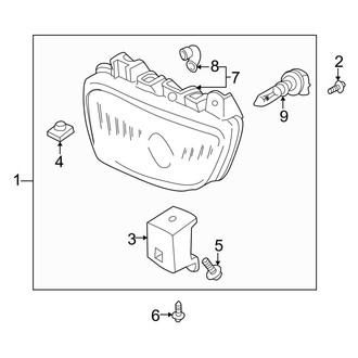 Mazda OE - Front Right Fog Light