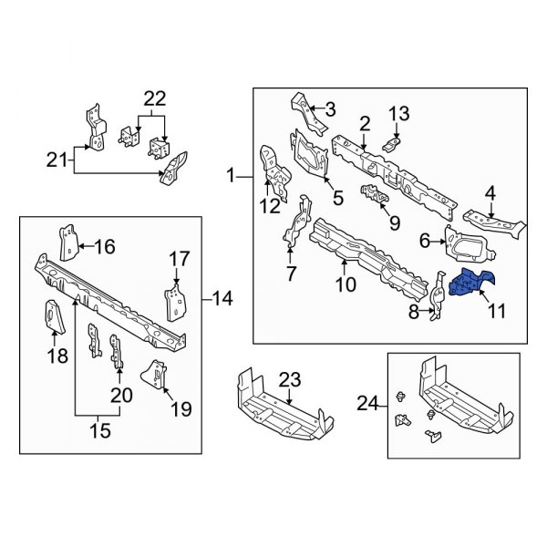 Radiator Mount Bracket