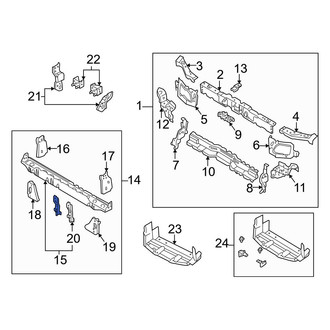 Mazda OE - Front Lower Radiator Support Tie Bar