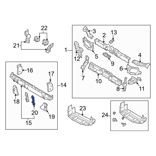 Radiator Mount Bracket