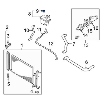 Mazda OE - Engine Coolant Reservoir Cap