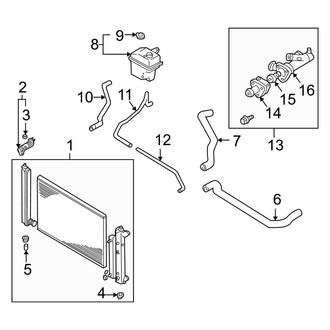 Mazda OE - Cooling - Radiator & Components