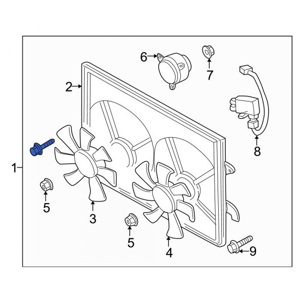 Engine Cooling Fan Assembly