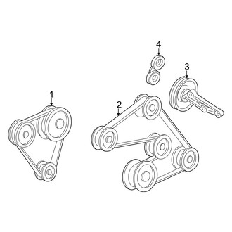 Mazda OE - Cooling - Belts & Pulleys (DX / ES / LX)