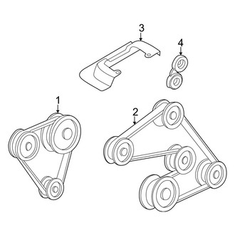 Mazda OE - Cooling - Belts & Pulleys (3.0L)