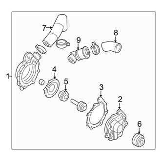 Mazda OE - Cooling - Water Pump (DX / ES / LX)