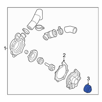 Mazda OE - Engine Water Pump Pulley