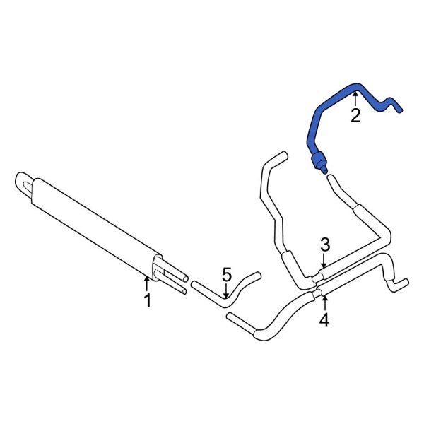 Automatic Transmission Oil Cooler Tube